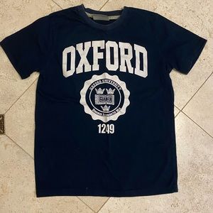 Navy Oxford t shirt